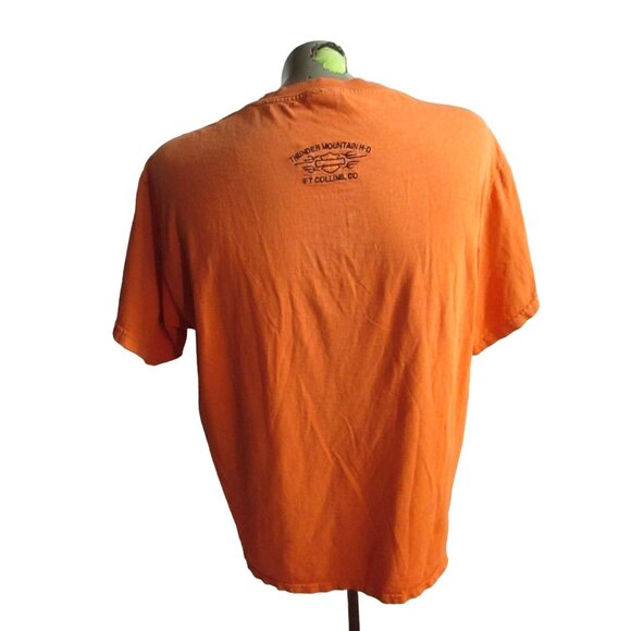 Men's T-shirt Large Harley-Davidson Thunder Mountain Colorado Dealer - Picture 6 of 13